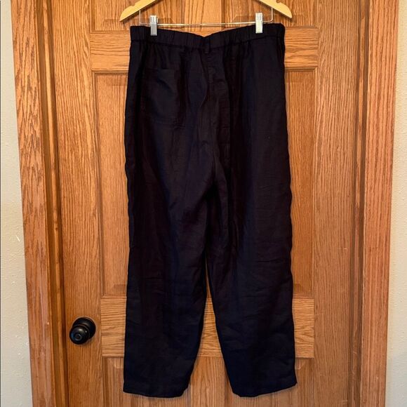QUINCE 100% European Linen Black Pants - Picture 7 of 13